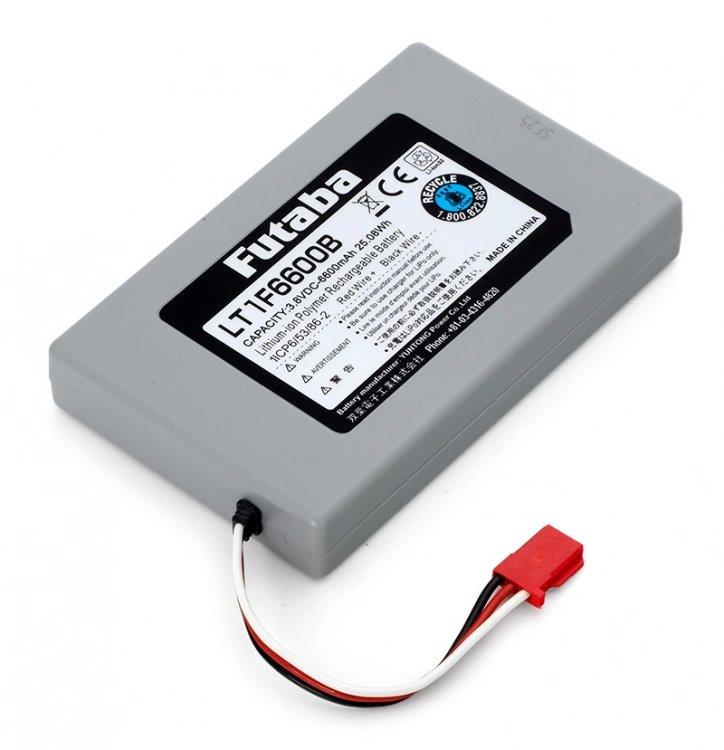 Futaba Sändarbatteri Li-Po 3,8V 6600mAh T32MZ (LT1F6600B)