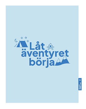 Packpåse Låt äventyret börja