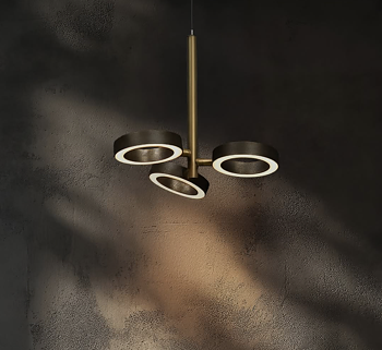 APRIRO 3 - Frezoli, Taklampa i mör mässing