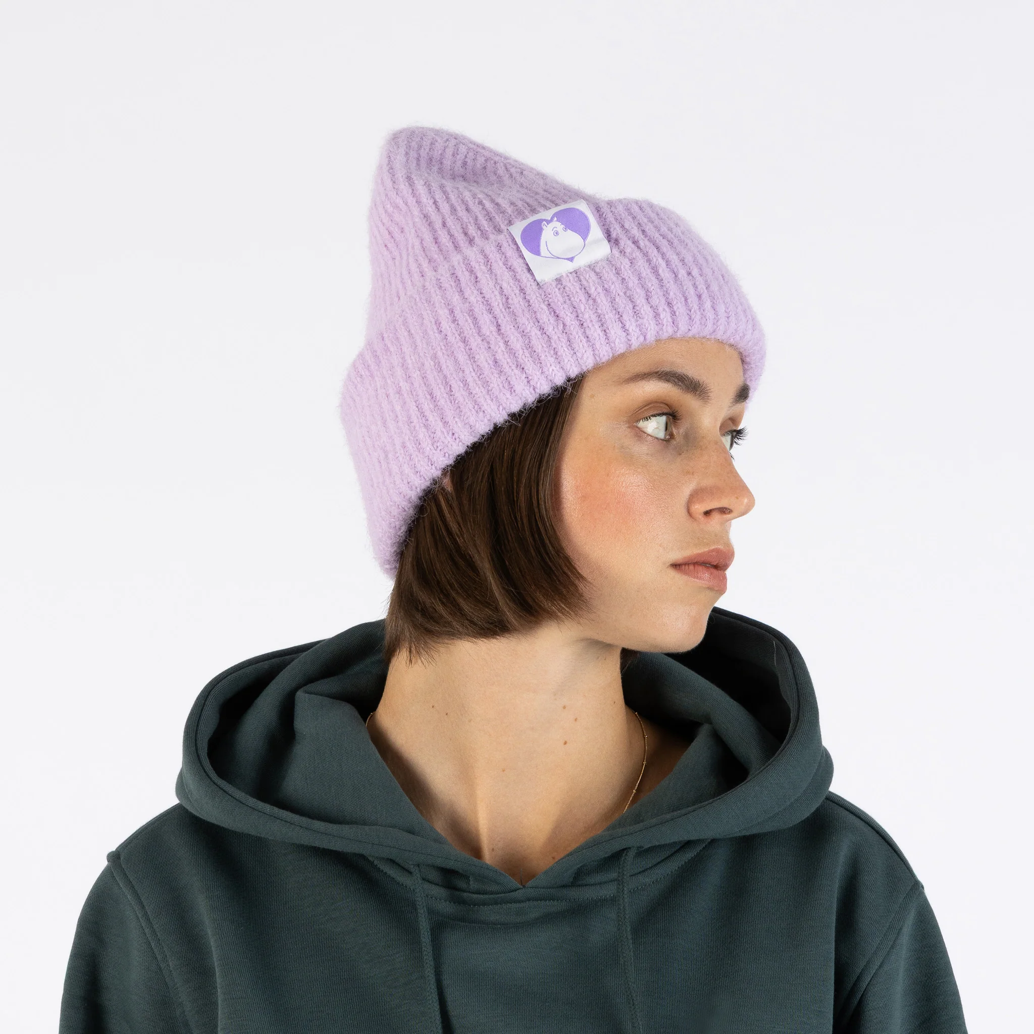 Moomin Love Winter Hat Beanie Adult - Lavender - 4