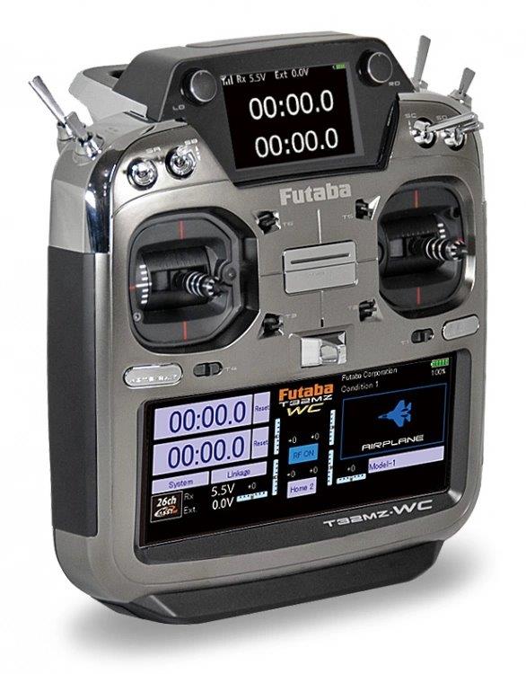 Futaba T32MZ-WC Radio FASSTest26, 1S LiPo, R7208SB - 2