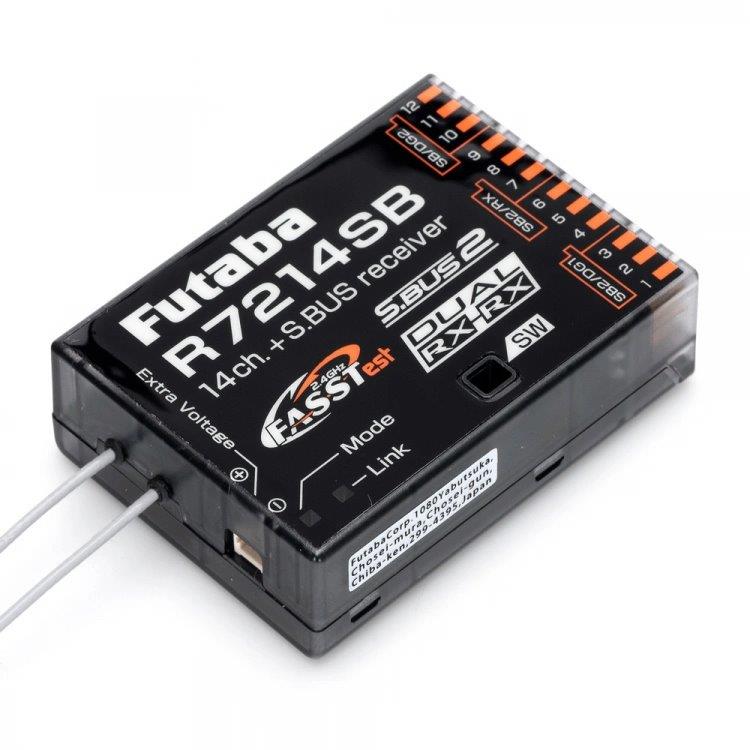 Futaba T32MZ-WC Radio FASSTest26, 1S LiPo, R7214SB - 8