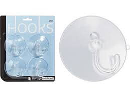 Krok med sugproppar 4-pack