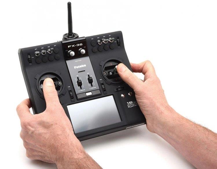Futaba FX-36 Radio, R7208SB mottagare, utan batteri & laddare - 12