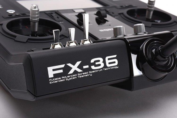 Futaba FX-36 Radio, R7208SB mottagare, utan batteri & laddare - 17