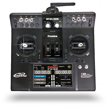Futaba FX-36 Radio, R7208SB mottagare, utan batteri & laddare