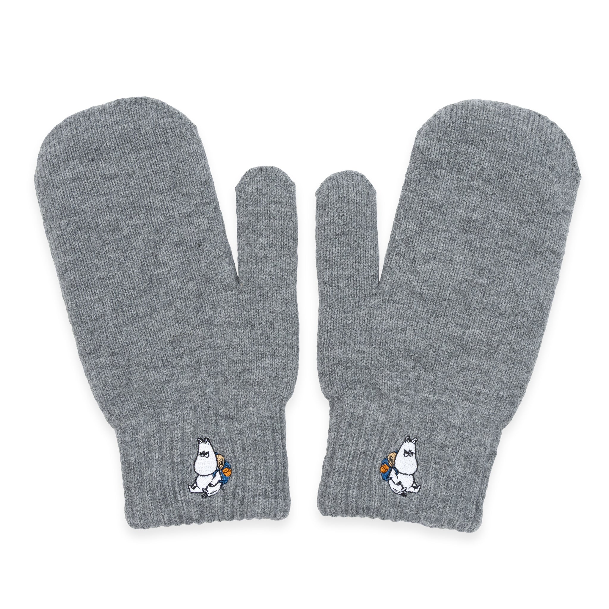 Moomin Mittens Adult - Grey
