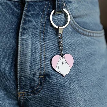 Moomintroll Heart Key Ring