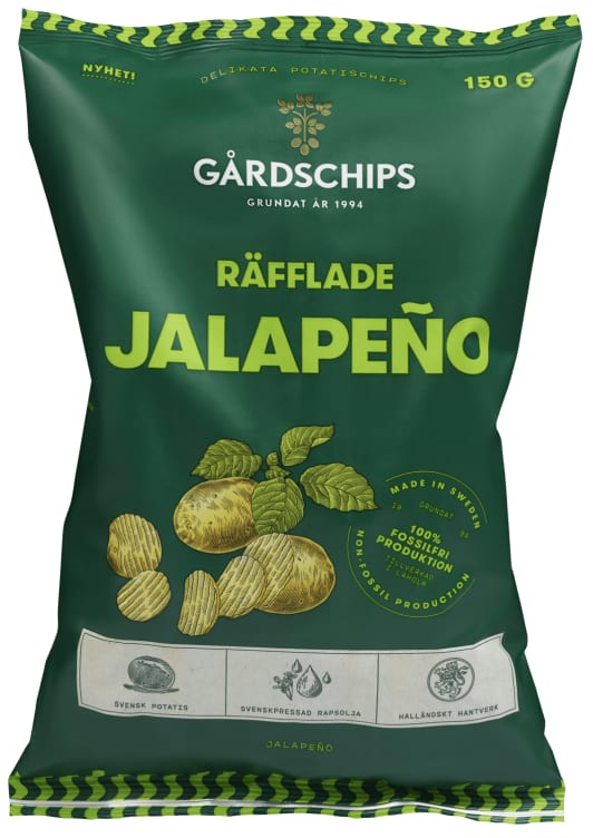 Gårdschips Jalapeno 150g 10kpl