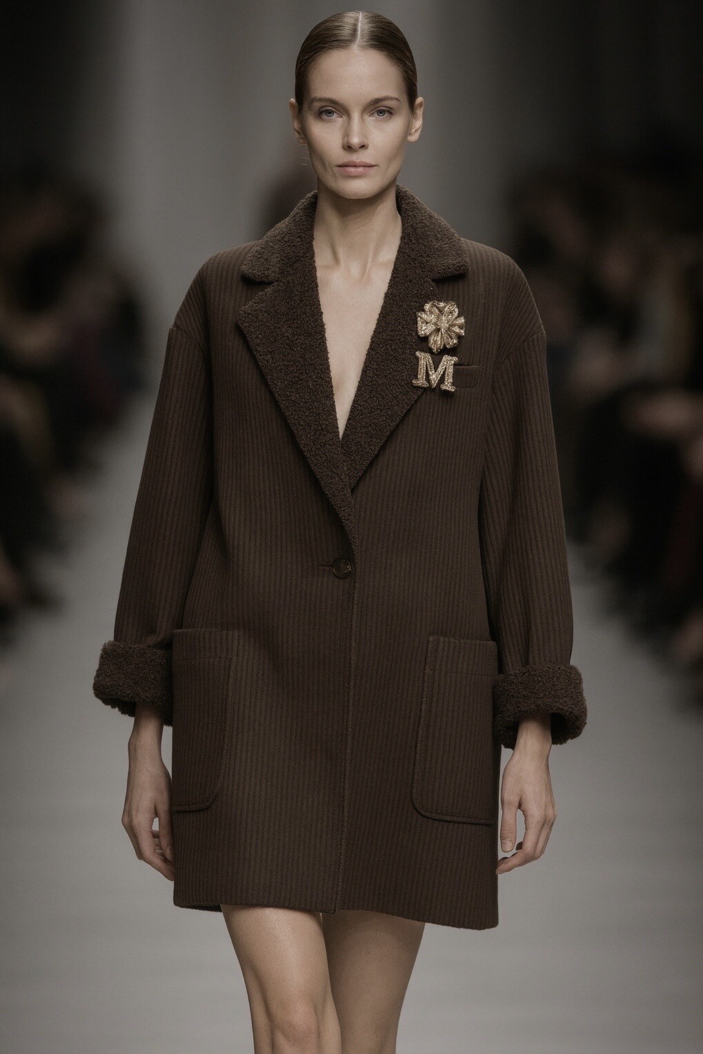 Coat brown