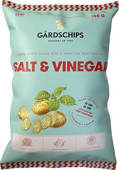 Gårdschips Salt & Vinegar 150g 10st
