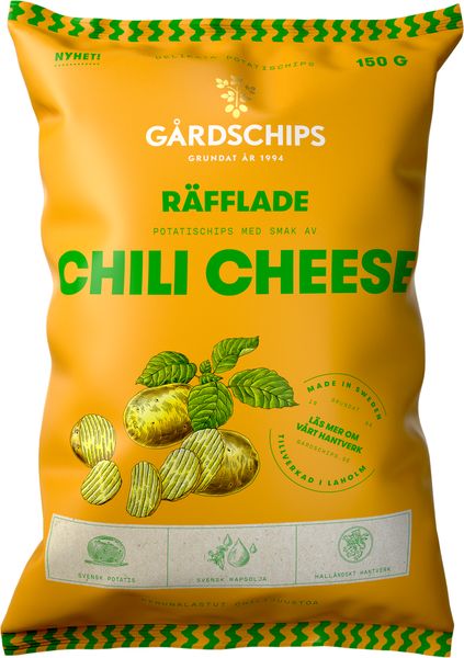Gårdschips Chili Cheese 150g 10kpl