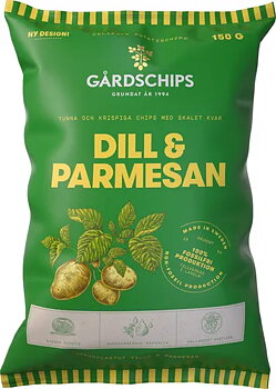 Gårdschips Dill & Parmesan 150g 10st