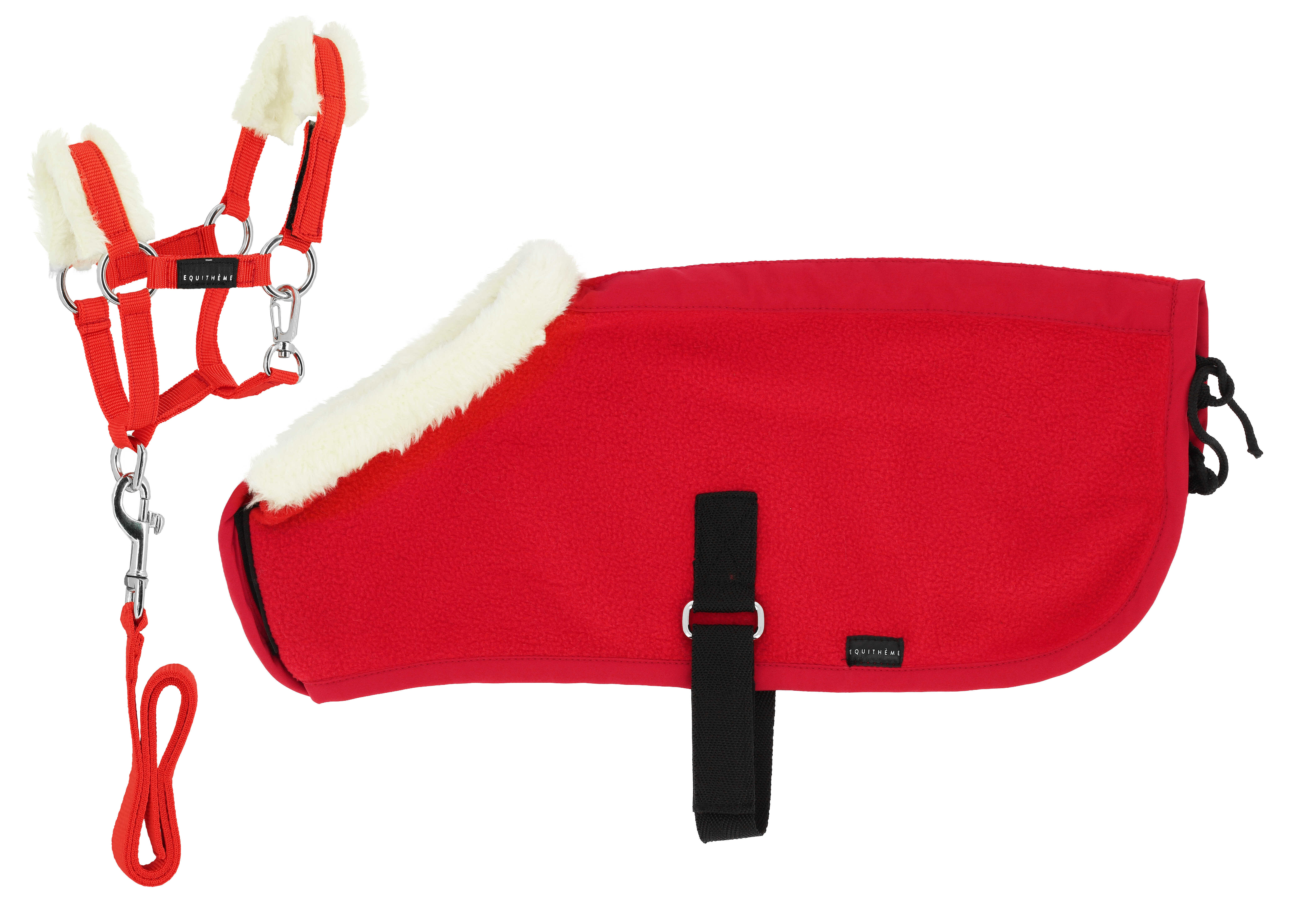 EQUITHÈME Mini Grimma & Täckeset - PONY ACADEMY - Röd