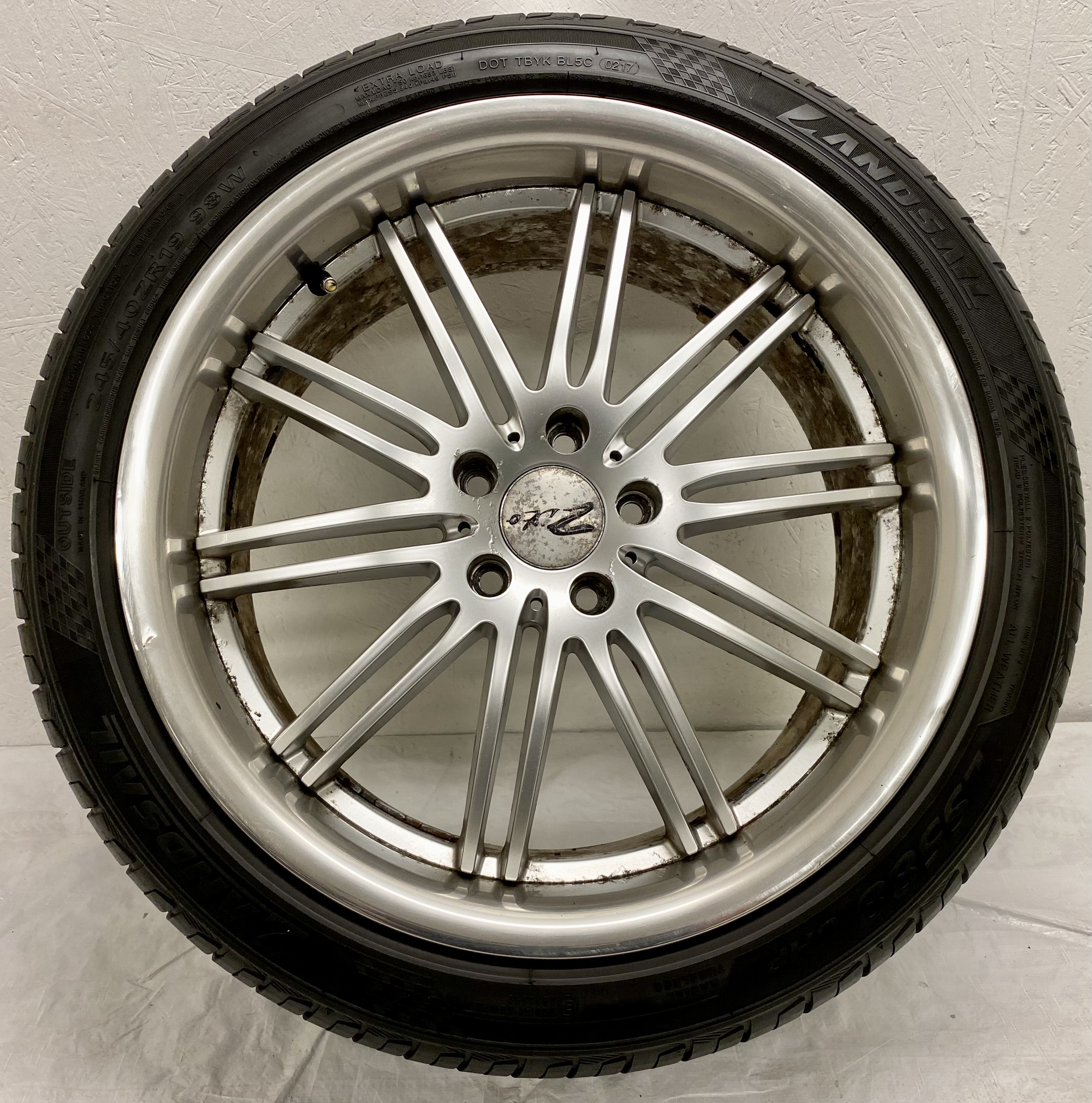 Kompletta Sommarhjul | ZITO Audi A4 A6 Allroad A8 S8 5x112 8.5x19 ET35 73.1 + 235/40 R19 98W Landsail LS588 UHP | V02-2017 | 5|5|5|5 mm - 6
