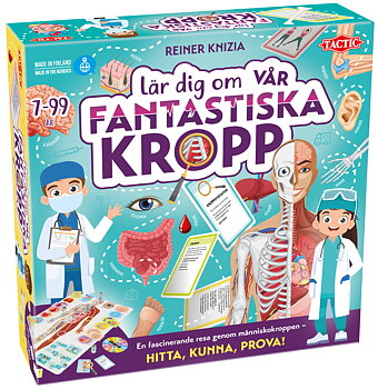 Tactic Lär dig Vår fantastiska kropp brädspel