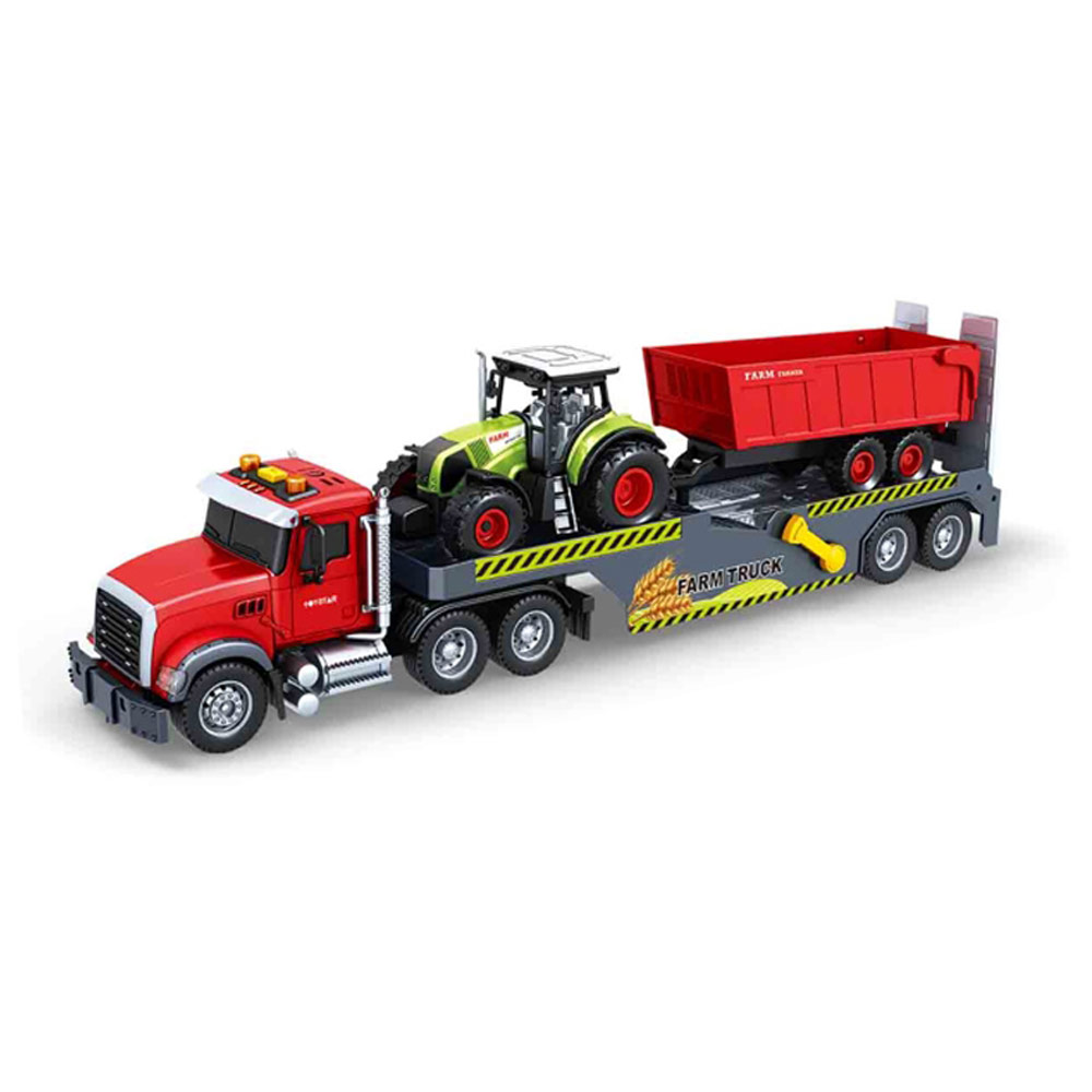 Lastbil med Traktor - 2