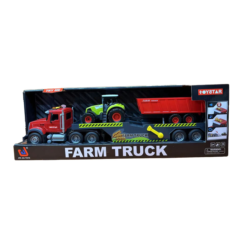 Lastbil med Traktor