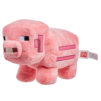 Minecraft Gosedjur Basic Pig, 20 cm