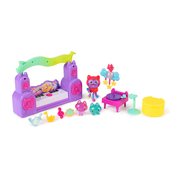 Gabby's Dollhose Movie Pawsome Party Room Story Set