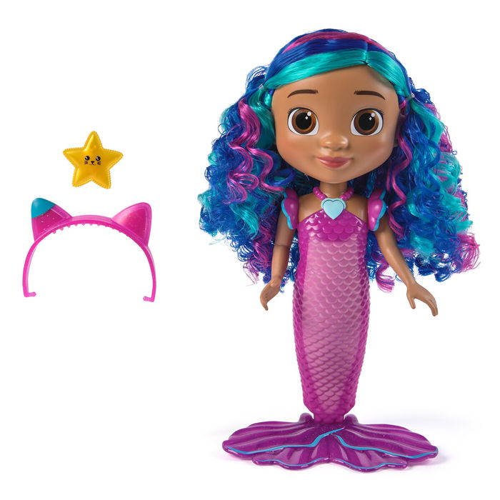 Gabby's Dollhose Movie Sing & Shine Mermaid Gabby Docka - 2