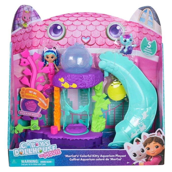 Gabby's Dollhose Movie Mercats Kitty Aquarium Playset - 5