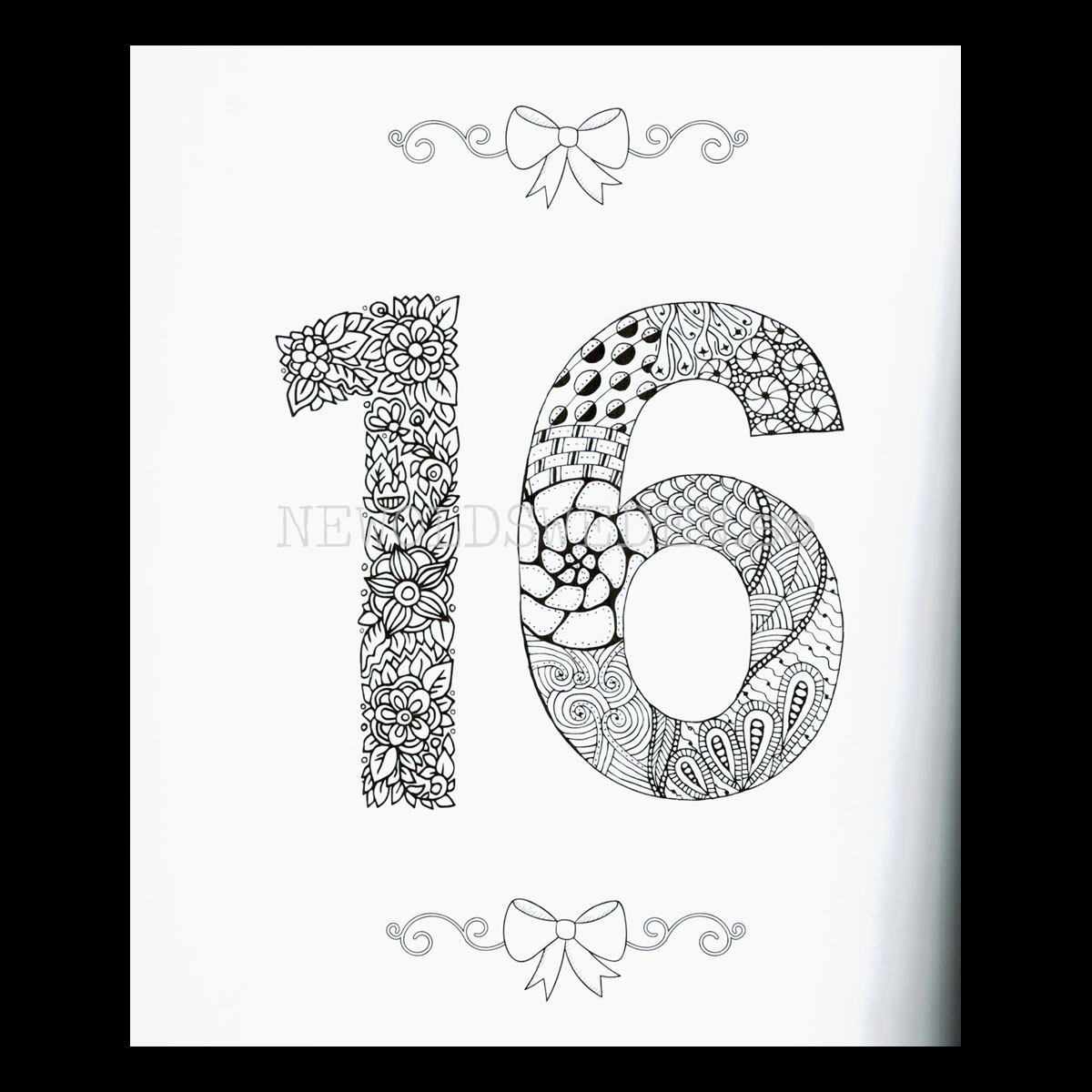 Adventskalender MÅLARBOK 48 motiv att färglägga - S12 - 4