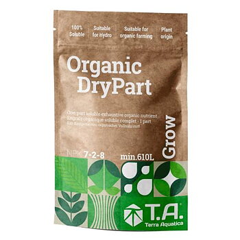 Terra Aquatica Organic DryPart® Grow  – Ekologisk näring för vegetativ fas