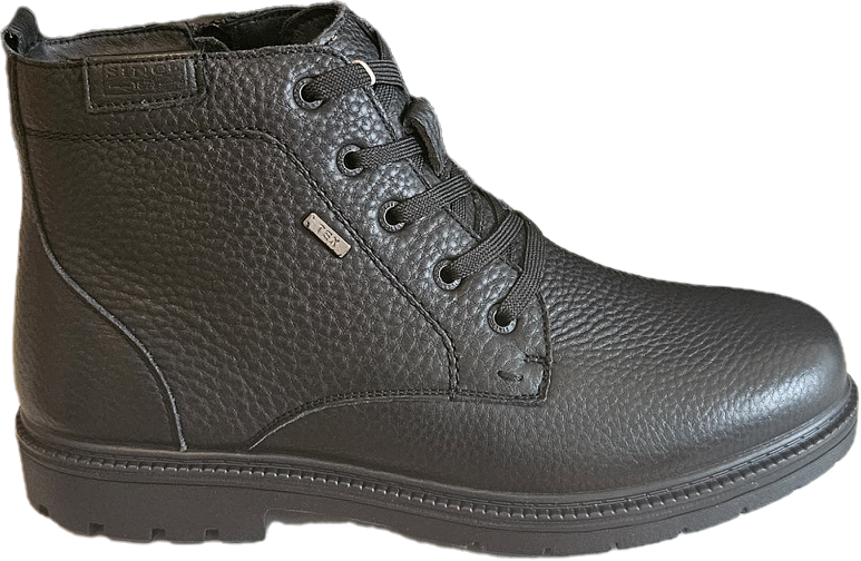 Comfort Lace Zipper Boot Black – Vinterkängor med värme, stabilitet och genomtänkt design