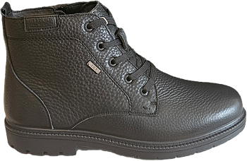 Comfort Lace Zipper Boot Black – Vinterkängor med värme, stabilitet och genomtänkt design