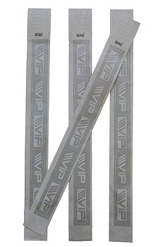 Entréband, festivalarmband, tyvek, VIP-tryck, VIT & SILVER, 25 mm