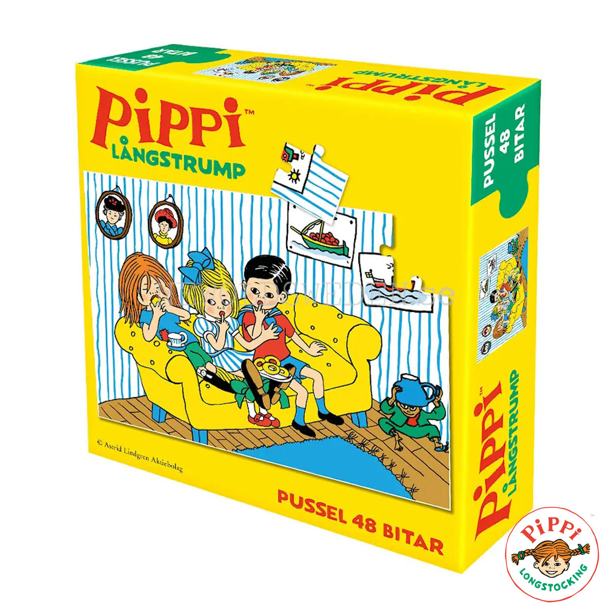 Pippi - PUSSEL 48 BITAR  - Pippi LÅNGSTRUMP - LO - 2