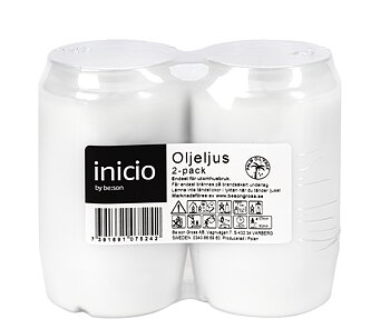 Oljeljus (grav) 50h 2-pack palmoljefri