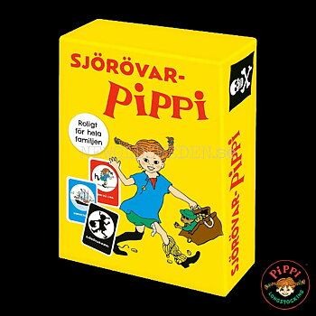 Pippi - SJÖRÖVAR-PIPPI Kortspel  - Pippi LÅNGSTRUMP - LO