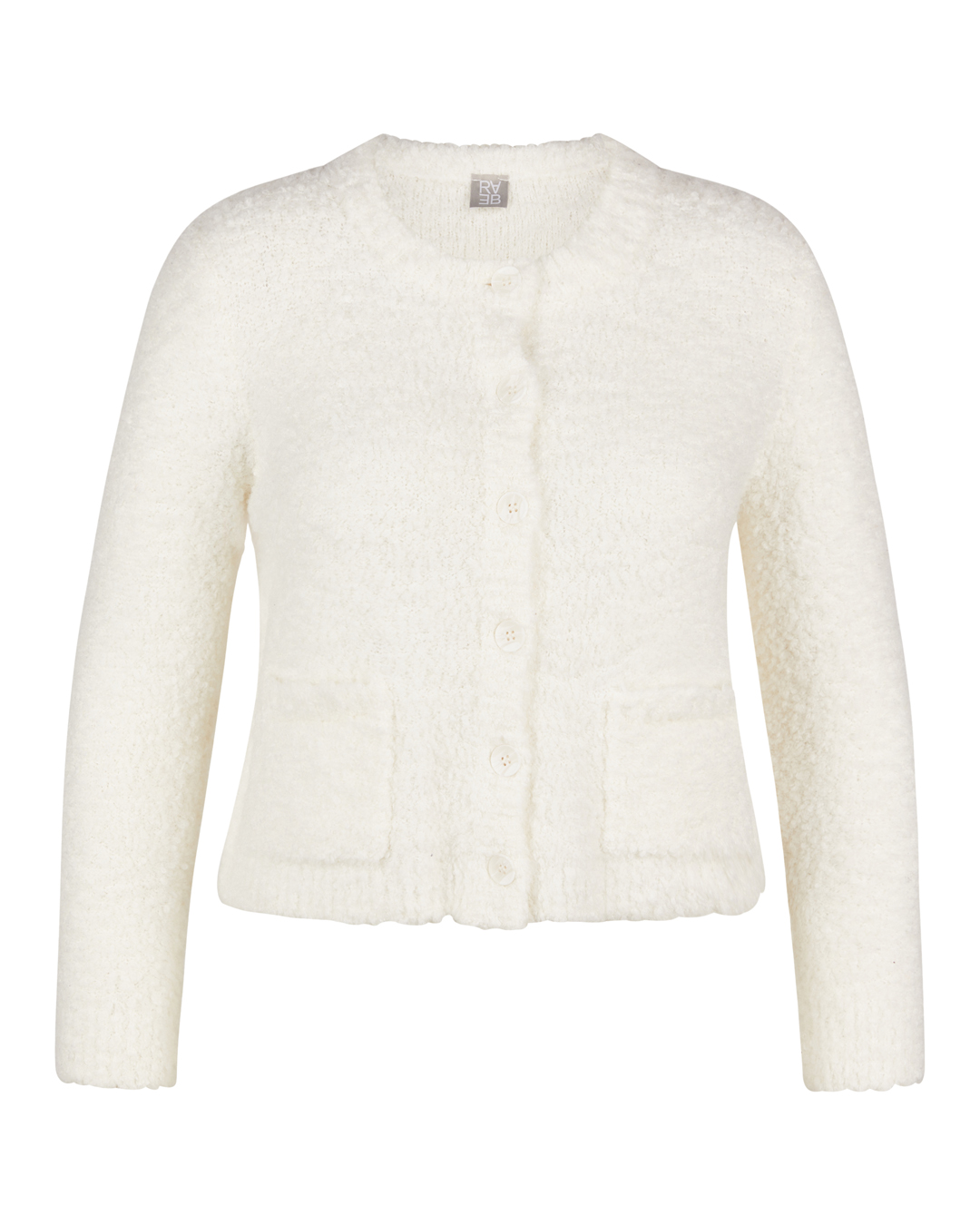 Kofta krull med fickor offwhite - 9