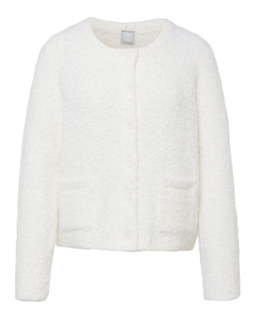 Kofta krull med fickor offwhite - 6