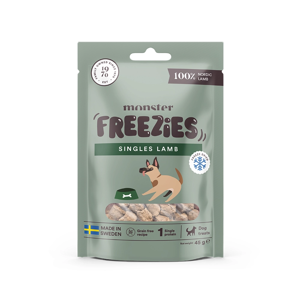 Monster freezies single protein dog treats