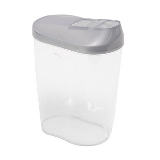 Burk 1,5 L. med strölock, glasklar plast