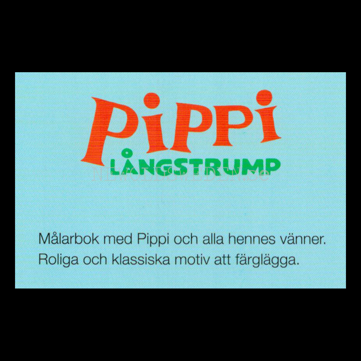 Pippi - MÅLARBOK - Pippi LÅNGSTRUMP - L70 - 2
