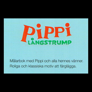 Pippi - MÅLARBOK - Pippi LÅNGSTRUMP - L70