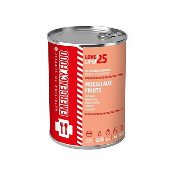 NTS Emergency Food | Fruchtmüsli | Gefriergetrocknete Nahrung | 2500g