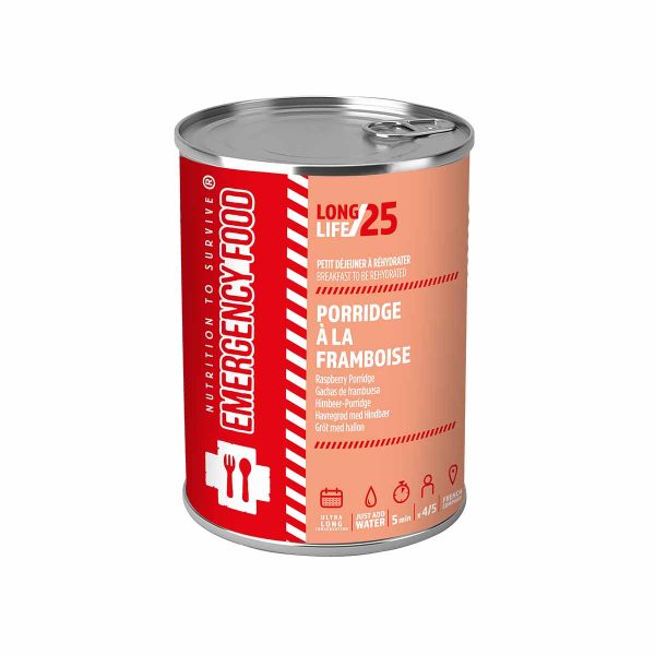 NTS Emergency Food | Raspberry porridge | Frystorkad mat | 2500g