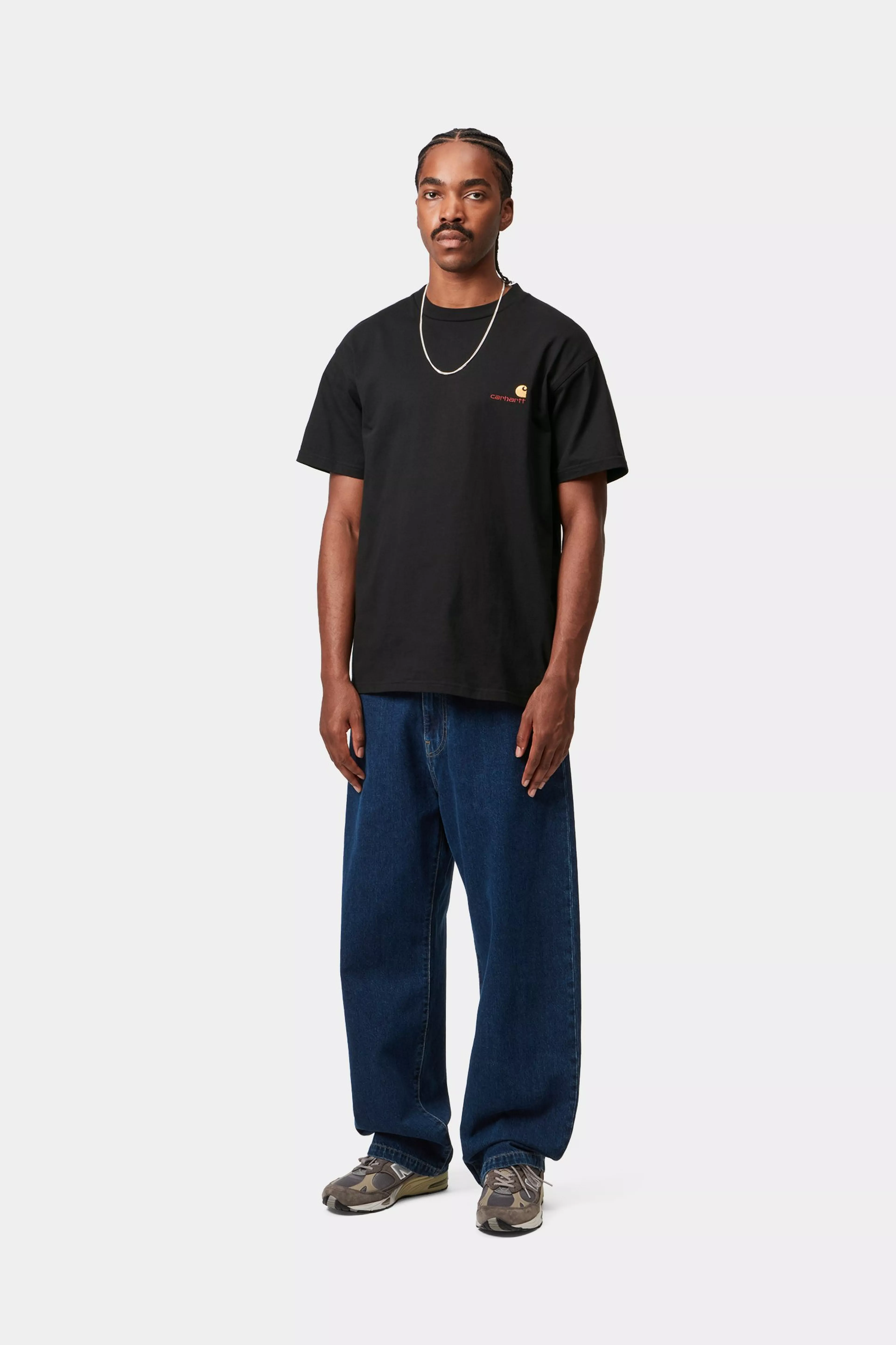 Carhartt WIP American Script T-shirt Black - 3
