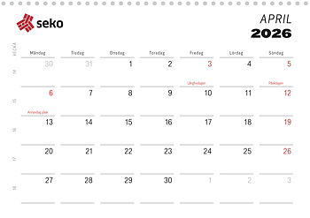 Väggalmanacka 2026