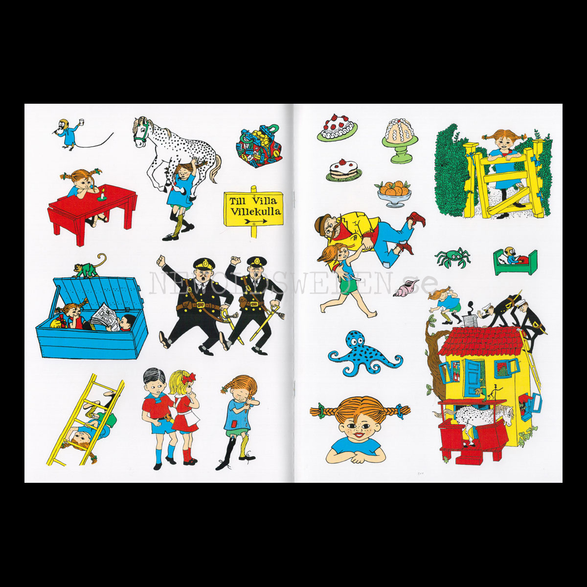 Pippi - STORA PYSSELBOKEN - Pippi LÅNGSTRUMP - L80 - 4