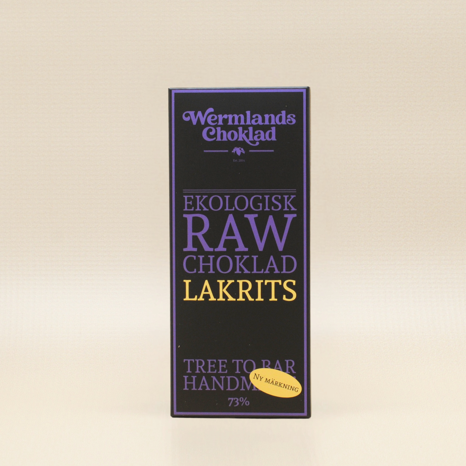 Raw Choklad Lakrits 73% EKO, Wermland