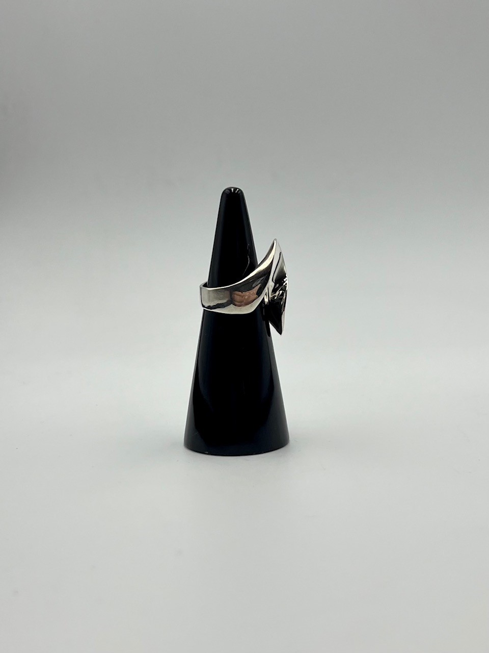 Ring Exign snirklig handgjord silver  - 4