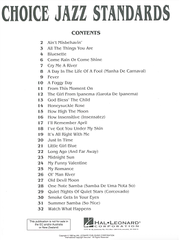 Choice Jazz Standards