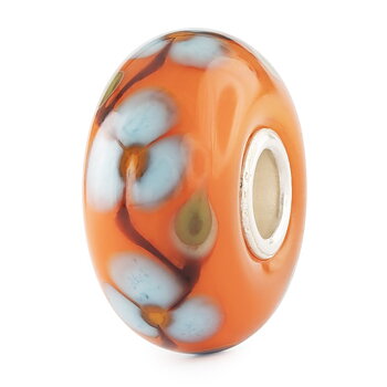 Trollbeads Blue Bloom glaskula