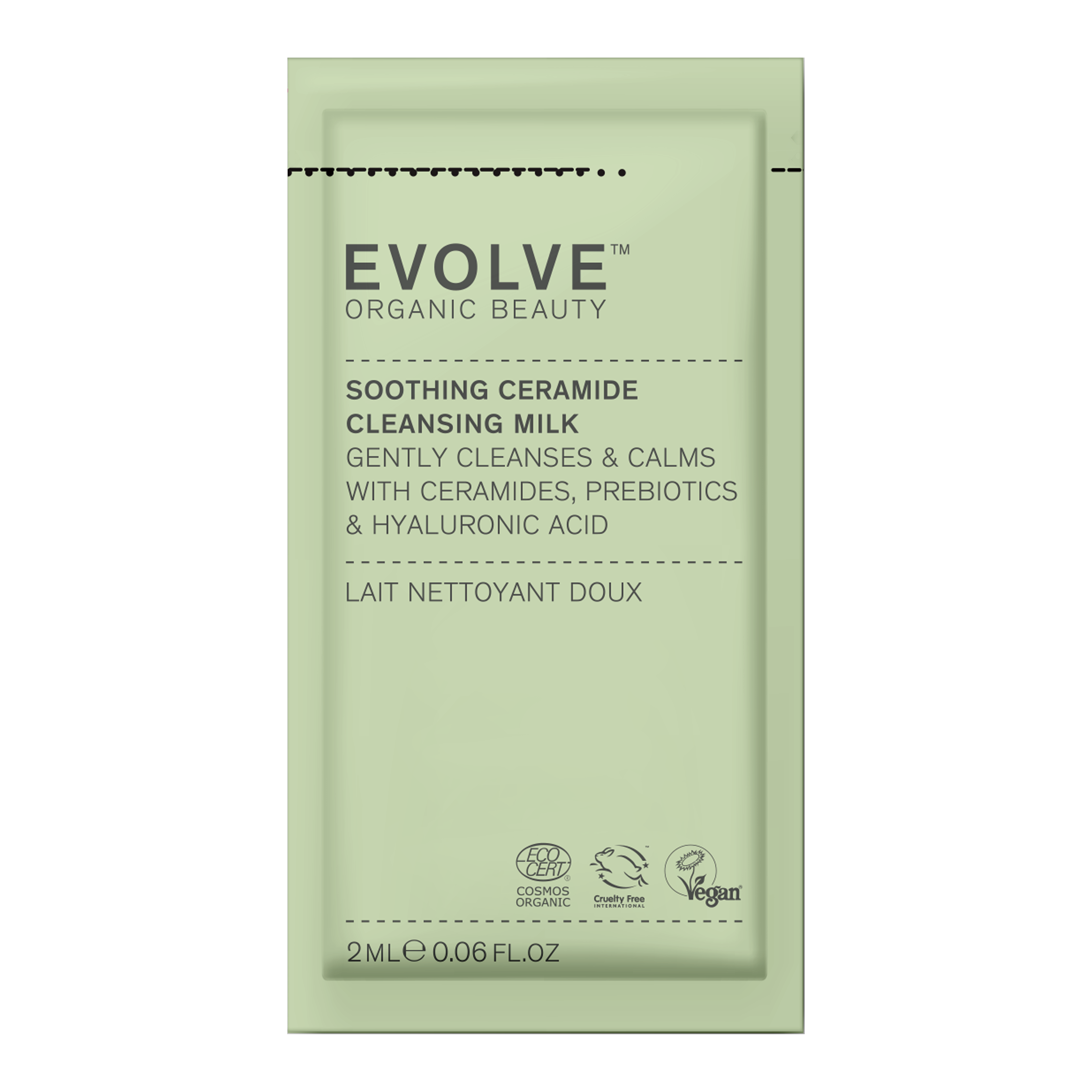 Vareprøve: EVOLVE Soothing Ceramide Cleansing Milk 2ml